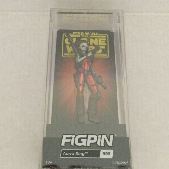 2022 Star Wars Celebration Exclusive Clone Wars Aurra Sing FigPin #995 LE 1500 - Picture 1 of 5